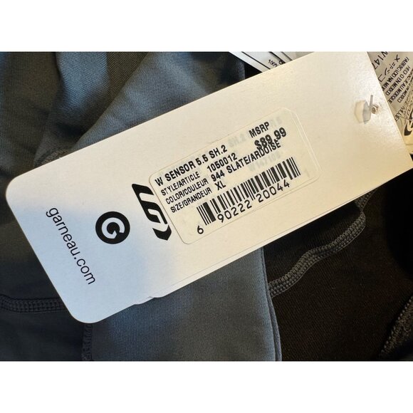 Garneau Sensor 5.5 Women’s Size XL Slate Cycling NWT $90 Padded Pocket - Picture 6 of 9